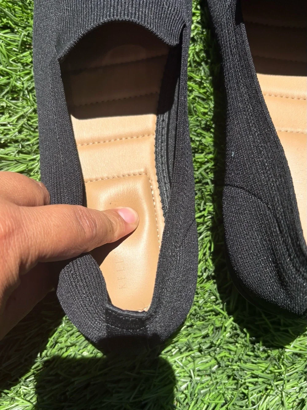 Kelly & Katie Black Espadrille Slip-On Flats
